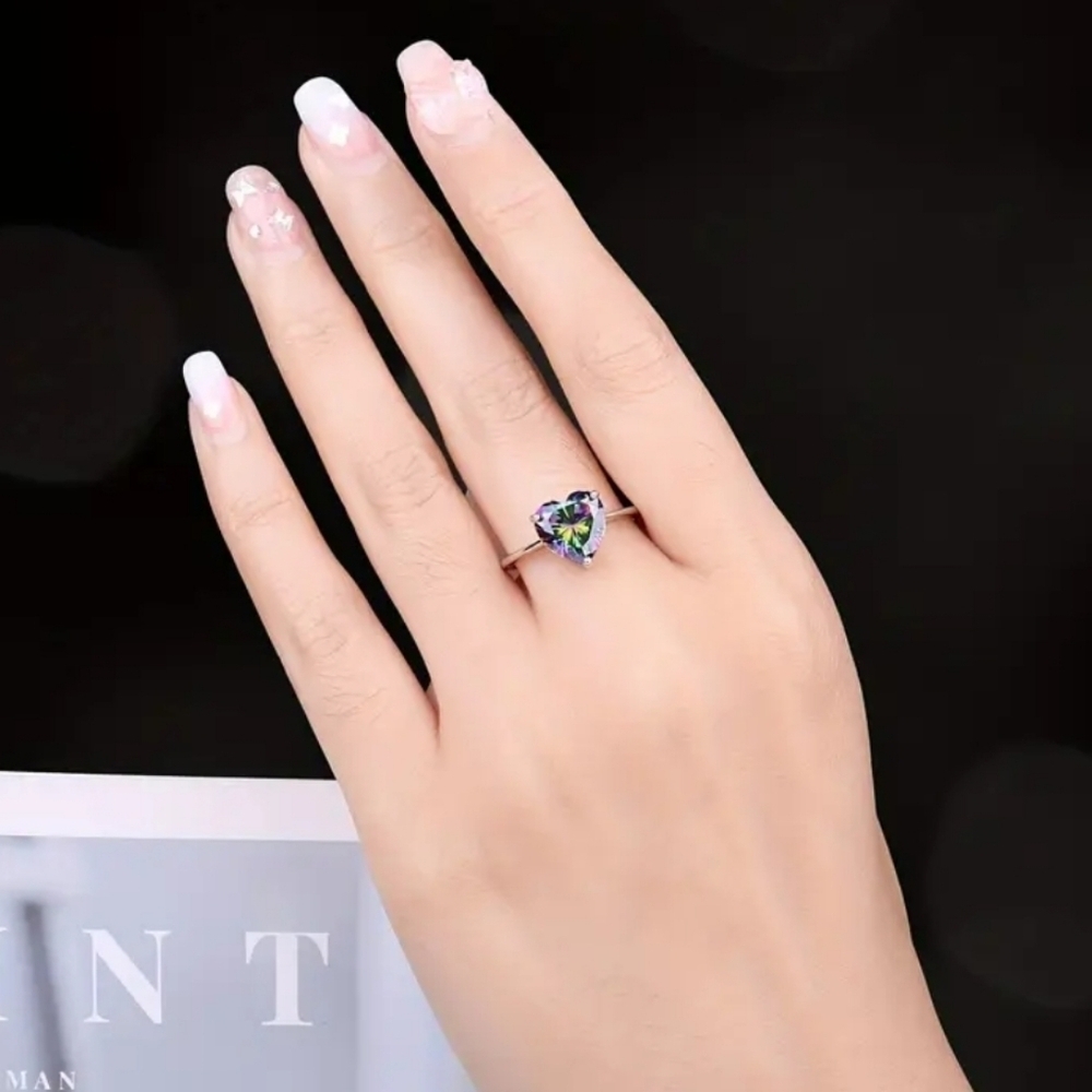 VQ Sterling Silver Ring - Picture 5 of 6